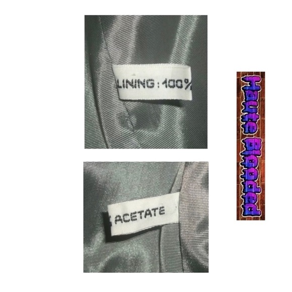 Vintage 80's Saxton Hall Floor Length Virgin Wool Herringbone Dark Academia Coat - Picture 14 of 16